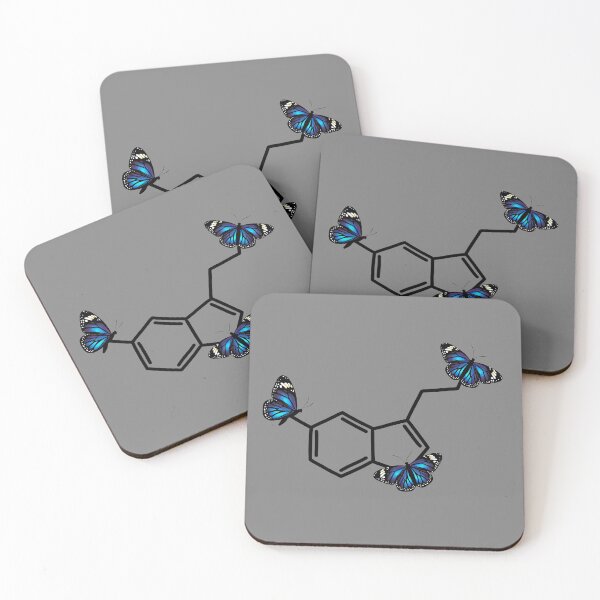 Item preview, Blue Monarch Butterfly Serotonin Structure  designed and sold by the-bangs.