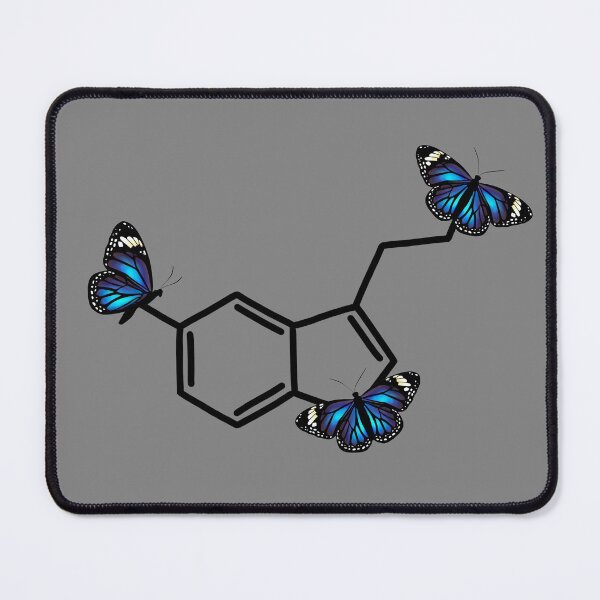 Item preview, Blue Monarch Butterfly Serotonin Structure  designed and sold by the-bangs.