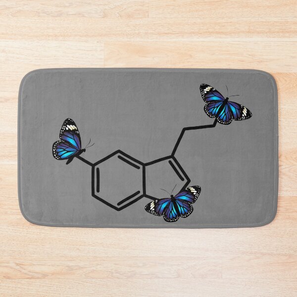 Item preview, Blue Monarch Butterfly Serotonin Structure  designed and sold by the-bangs.