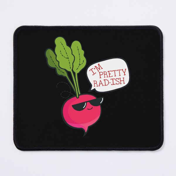 Item preview, I'm Pretty Rad-Ish Funny Vegetarian Vegan Radish designed and sold by Dressed For  Duty.