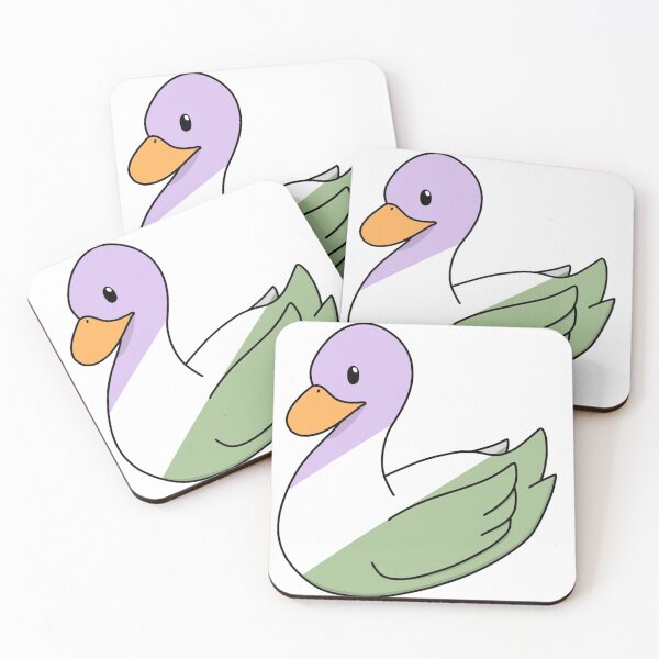 Item preview, Pastel Genderqueer Duck designed and sold by ceolsonart.