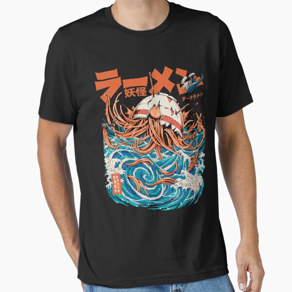 Item preview, Black Dark Great Ramen off Kanagawa designed and sold by Ilustrata®.