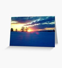 Sunrise. Greeting Card