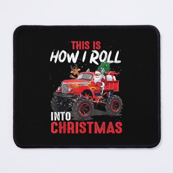Item preview, Santa Claus Riding Monster Truck Christmas Xmas Truck designed and sold by kopleadias.