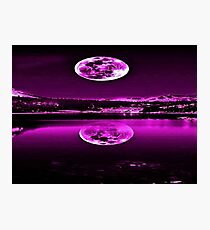 Nights Twilight Purple Sky Photographic Print