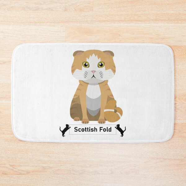Item preview, Scottish Fold Cat Breed - Cartoon Art Style designed and sold by EdKid.