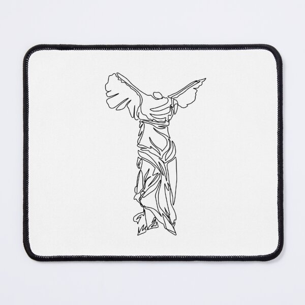 Item preview, Minimal line illustration of the Winged Victory of Samothrace designed and sold by thesoloboyy.