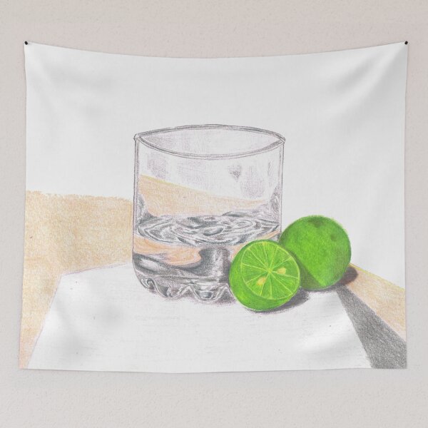 Item preview, Still life of glass and lemons designed and sold by Softillusion.