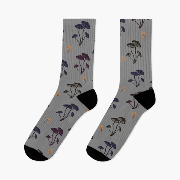 Item preview, Autumn flowers and mushrooms pattern designed and sold by Martapp.