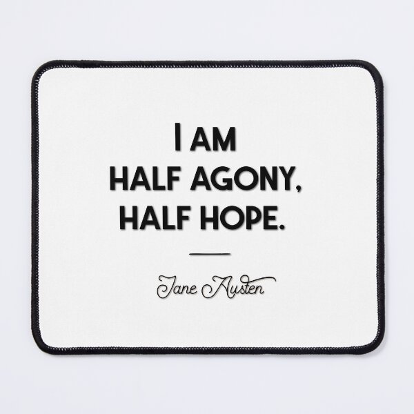 Item preview, I am half agony half hope (black) designed and sold by didijuca.