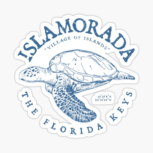 Vista previa del artículo con la obra «Islamorada Village of Islands Toroise, tortuga boba», diseñado y vendido por Capybara Clothing.