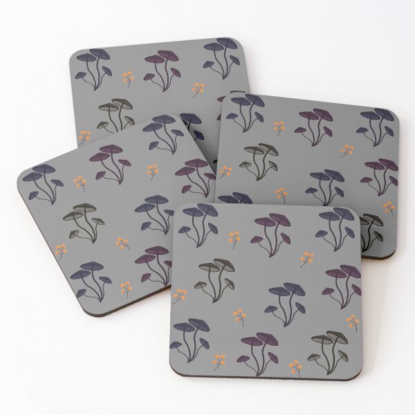 Item preview, Autumn flowers and mushrooms pattern designed and sold by Martapp.