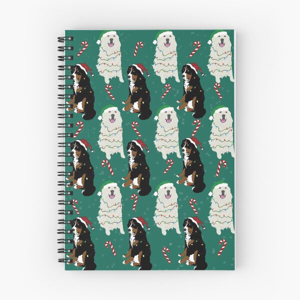 Item preview, Christmas Bernese and Great Pyrenees- Green designed and sold by KantstandyaC.