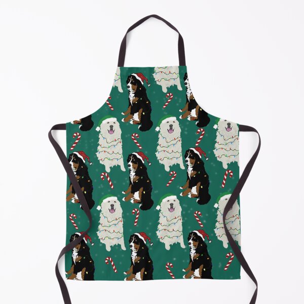 Item preview, Christmas Bernese and Great Pyrenees- Green designed and sold by KantstandyaC.
