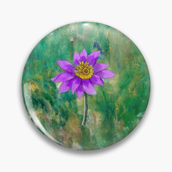 Aperçu de l'œuvre Lotus violet dessiné à la main créée et vendue par TheHyggeLab.