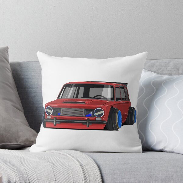 Item preview, Classic Vintage Modified Red Lada cartoon car designed and sold by Chira23.