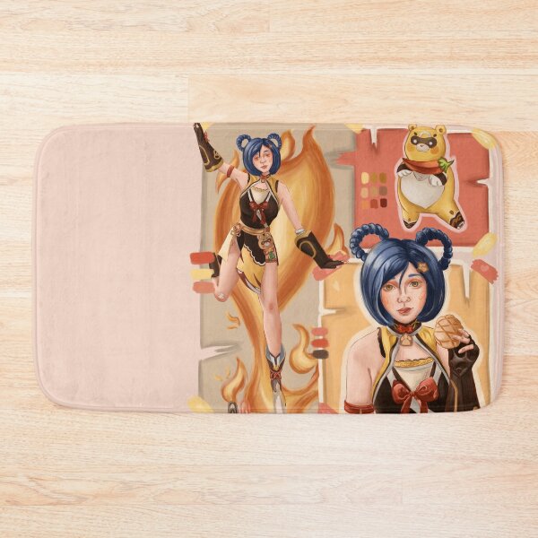 Item preview, Genshin Impact fan art xiang ling designed and sold by darkmoonlight-.