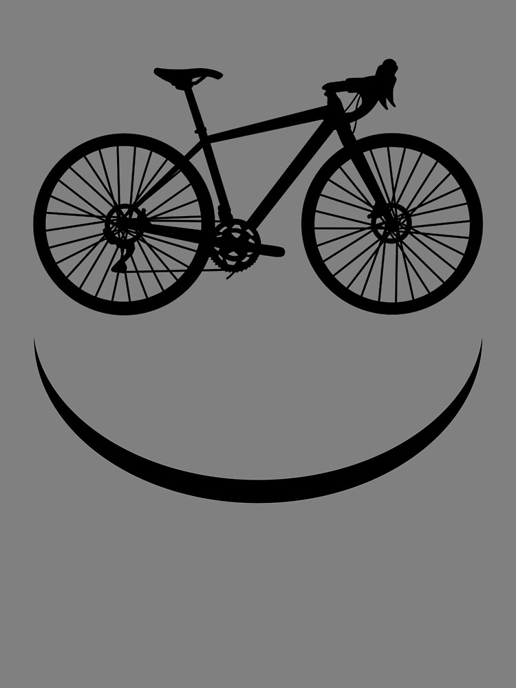 Aperçu 3 sur 3. Foulard avec l'œuvre Bicycle Smiley Face Cyclist Bike Rider Love Happy Bicycle Gear créée et vendue par DynamicDesign.