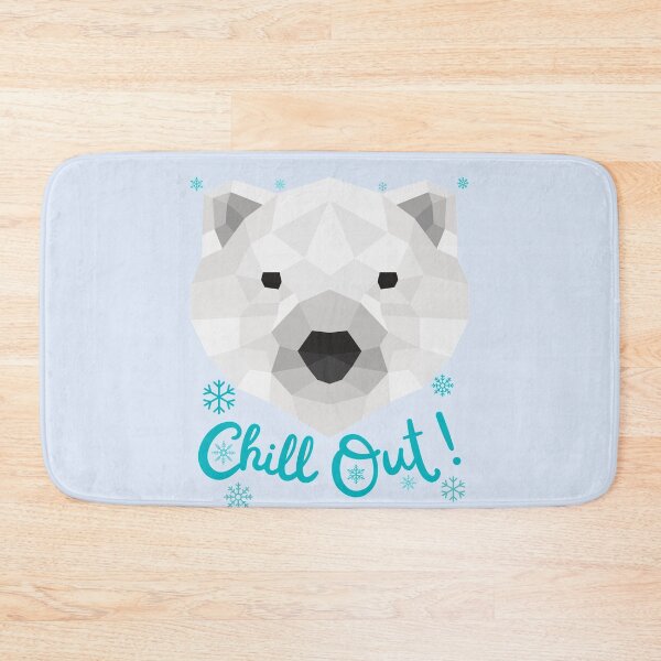 Item preview, Chill Out Polar Bear Snowflake Design designed and sold by Constant Readers.