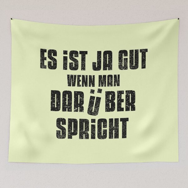 Artikelvorschau, Es Ist ja gut wenn man darüber spricht. entworfen und verkauft von vibeno1.