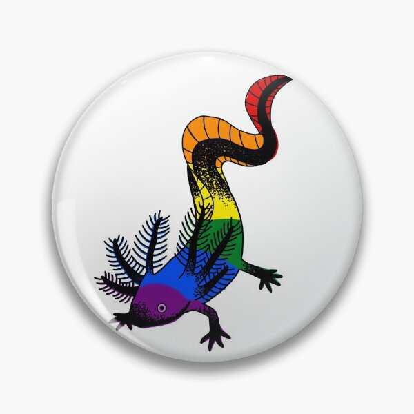 Item preview, Pride axolotl designed and sold by Shramplet.