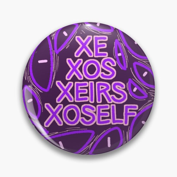 Item preview, Neopronombres del globo ocular "Xe / Xos / Xiers / Xoself" designed and sold by starrsketcher.