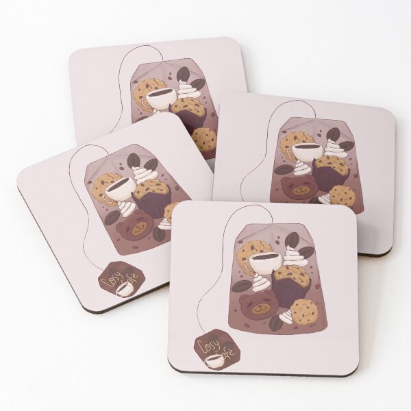 Item preview, Cosy café Teabag designed and sold by DarkJellie.