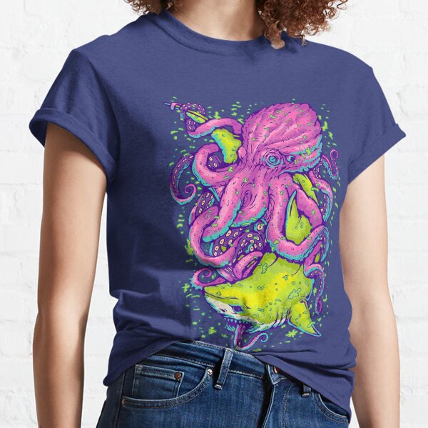 shark vs kraken Classic T-Shirt