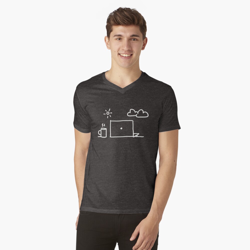Item preview, V-Neck T-Shirt designed and sold by jondaiello.