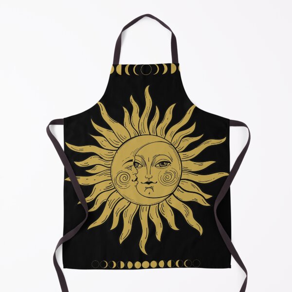 Item preview, Tapiz de sol y luna Estrellas colgantes de pared espacio psicodélico Tapices negros y dorados "369" Energía positiva designed and sold by Morinas.