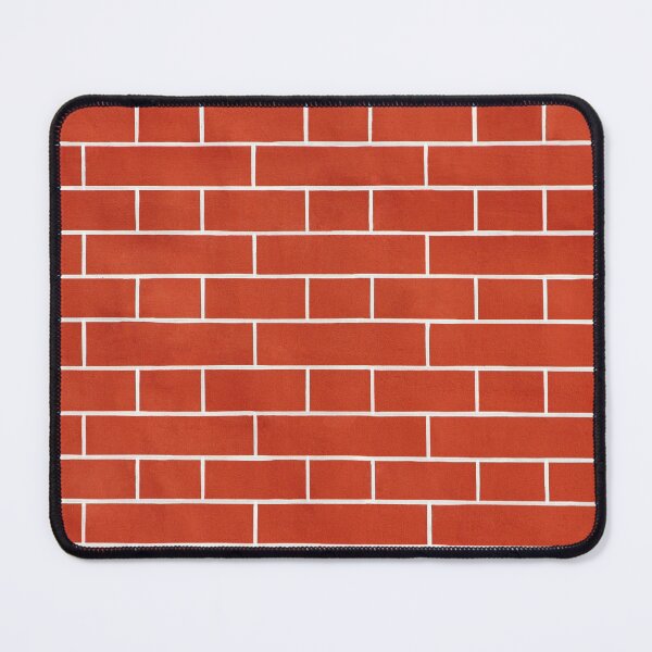 Item preview, Checkered red brick wall pattern as abstract background. designed and sold by IaroslavB.