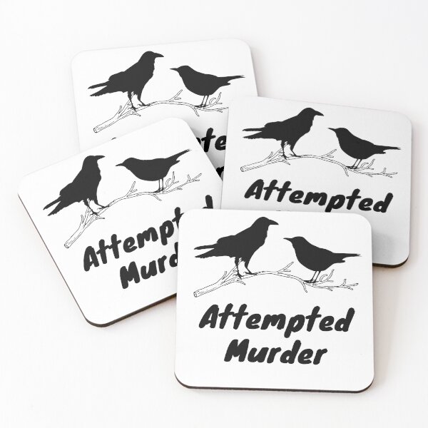 Item preview, Copy of Attempted Murder (black design) Essential T-Shirt designed and sold by ATWAK.