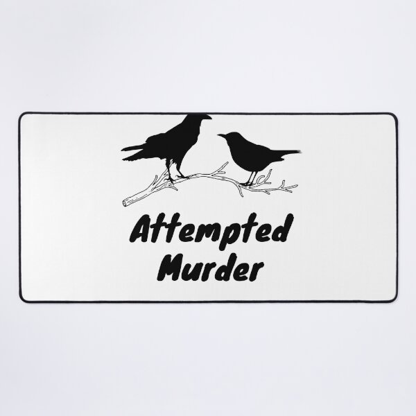 Item preview, Copy of Attempted Murder (black design) Essential T-Shirt designed and sold by ATWAK.
