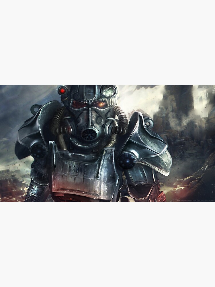 Fallout 3 Enclave Battle Power Armor Gaming  Poster for Sale by