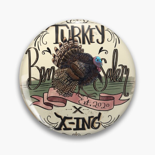 Item preview, Ben the Turkey Crossing Bensalem Pennsylvania US Landmark Art Bucks County Memorabilia designed and sold by tinaschofield.