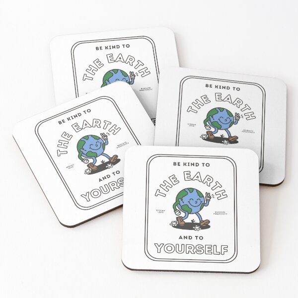 Item preview, Retro cartoon earth and positve quote designed and sold by Studio Earthling.
