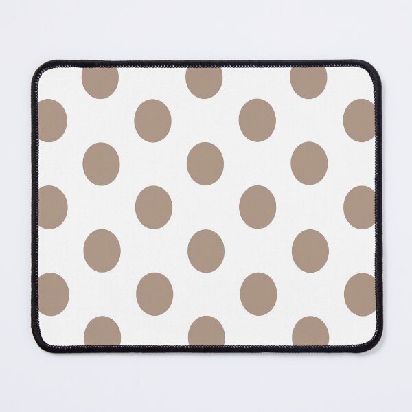 Artikelvorschau, Große WARME TAUPE und WEISSE POLKA DOTS entworfen und verkauft von RachelMacht.
