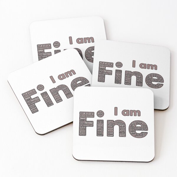 Item preview, I Am Fine designed and sold by gracefullizard.