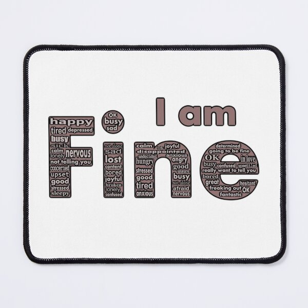 Item preview, I Am Fine designed and sold by gracefullizard.