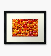 Peppers Framed Print