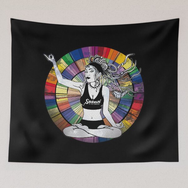 Item preview, Yoga Rainbow Satan is my Devil Alternative Girl designed and sold by Weirdolight.