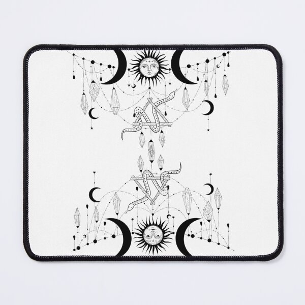 Item preview, Sun moon tapestry Wall hanging stars space psychedelic Black and white tapestries" 369" positive Energy  designed and sold by Morinas.