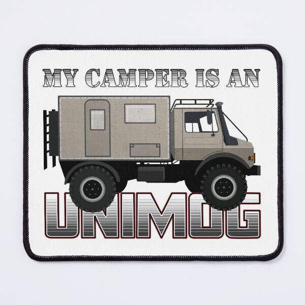 Item preview, My camper is an UNIMOG (on white)  designed and sold by Groenendijk.