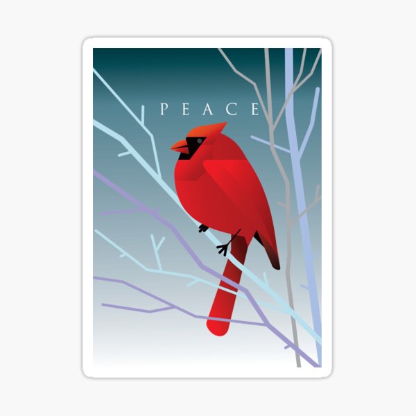 Vista previa del artículo con la obra «Cardenal de navidad», diseñado y vendido por TrevorIrvin.