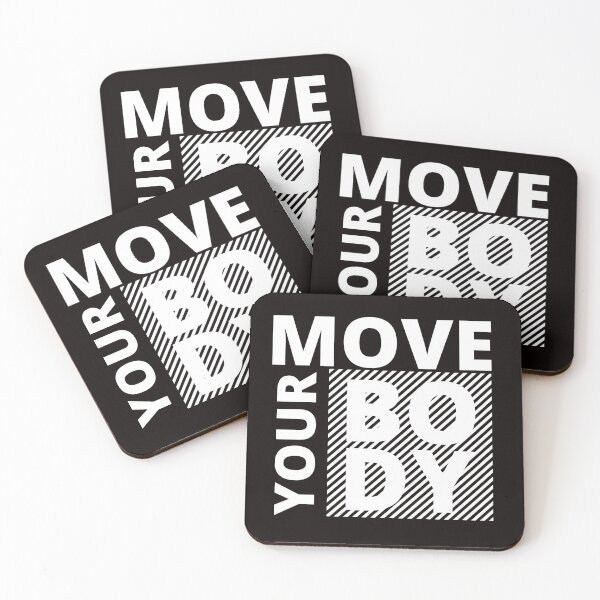 Item preview, Move your body-care for your body, inspirational quote designed and sold by Fitandstylish.