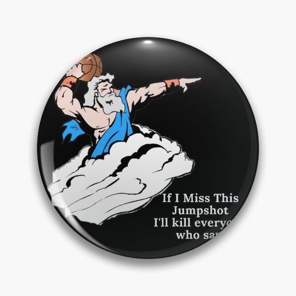 Item preview, If I Miss This Jumpshot - zeus greek god - funny designed and sold by UnseenCreations.