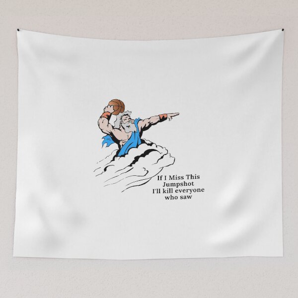 Item preview, If I Miss This Jumpshot - zeus greek god - funny designed and sold by UnseenCreations.
