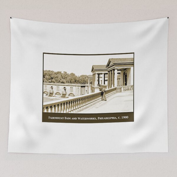 Item preview, Fairmount Waterworks, Philadelphia Landmark designed and sold by AMacGPhilly.