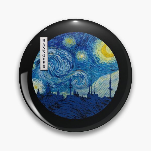 Item preview, Hannover Starry Night Van Gogh Circle designed and sold by DFerraz.