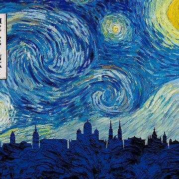 Vincent Van Gogh Sticker, the Starry Night Laptop Sticker -  Finland